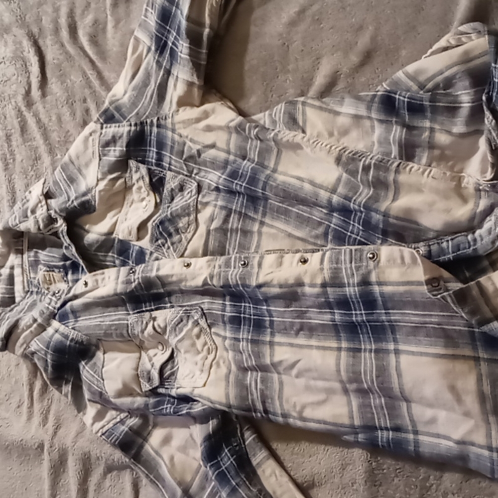 Men's Buckle Athletic Fit Long Sleeve Shirt XL